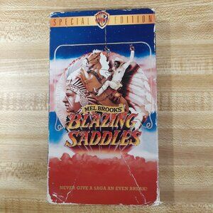 Blazing Saddles VHS Tape 2001 Movie Mel Brooks WB Special Edition Cleavon Little